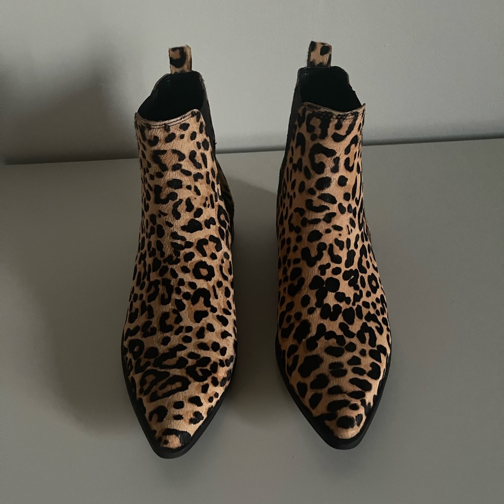 Steve Madden Leopard Ankle Boots